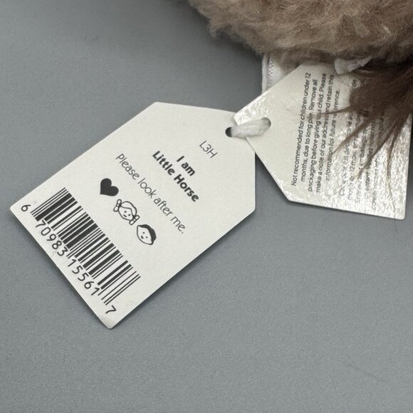 Jellycat Little Horse Plush Stuffed Animal Brown Fuzzy 7" New Authentic U.S. - Picture 6 of 8